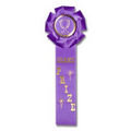 11.5" Stock Rosettes/Trophy Cup On Medallion - GRAND PRIZE